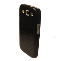 Накладка под крокодила для Samsung SIII S3 I9300 Черный