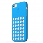 Силиконовый чехол для iPhone 5C (копия) синий