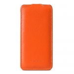 Чехол Melkco Leather Case для iPhone 5 / 5S оранжевый